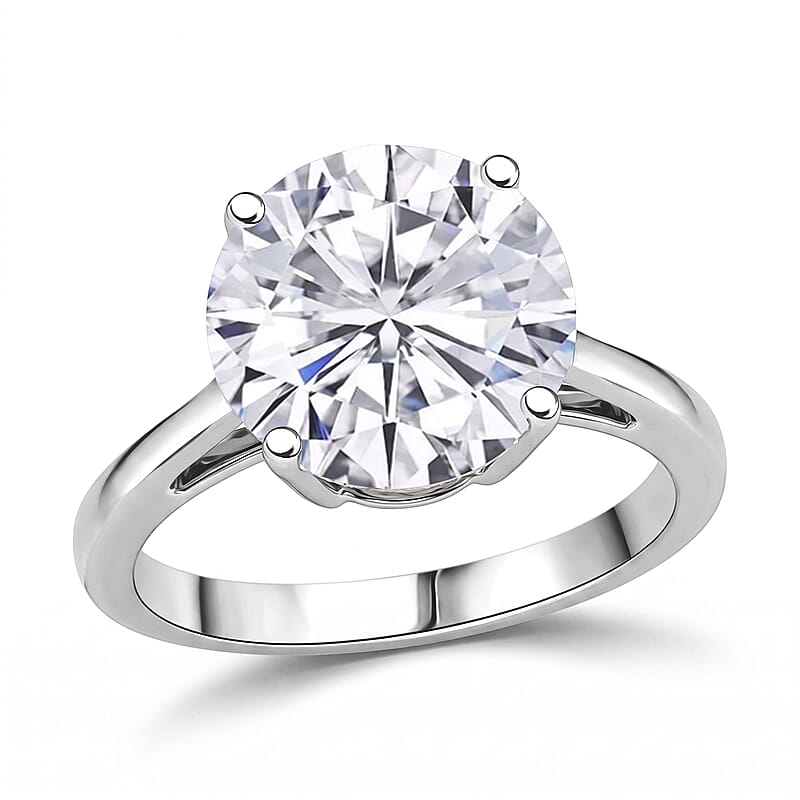 IGI Certified Luxuriant Lab Grown Diamond G VS 5.00 ctw Ring in 14K White Gold (Size  6.0)