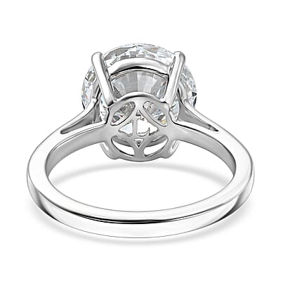 IGI Certified Luxuriant Lab Grown Diamond G VS 5.00 ctw Ring in 14K White Gold (Size 7.0)