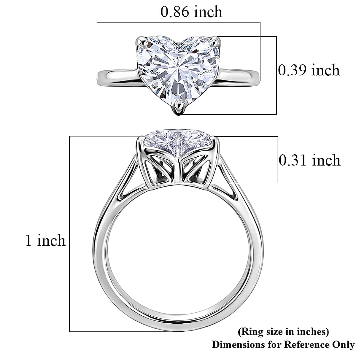 IGI Certified Luxuriant Lab Grown Diamond G VS 3.00 ctw Solitaire Ring in 950 Platinum (Size 5.0) 5 Grams
