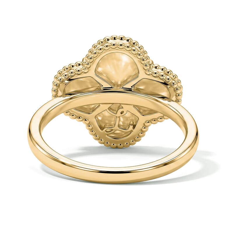 Luxoro Floral Ring in 10K Green Gold (Size  5.0)  5.30 Grams