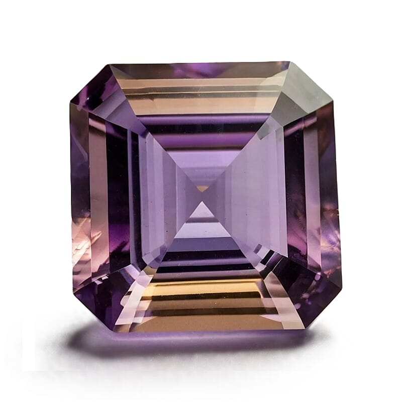 AAAA Anahi Ametrine (Sqr 16x16) Fancy Cut 20.00 ctw