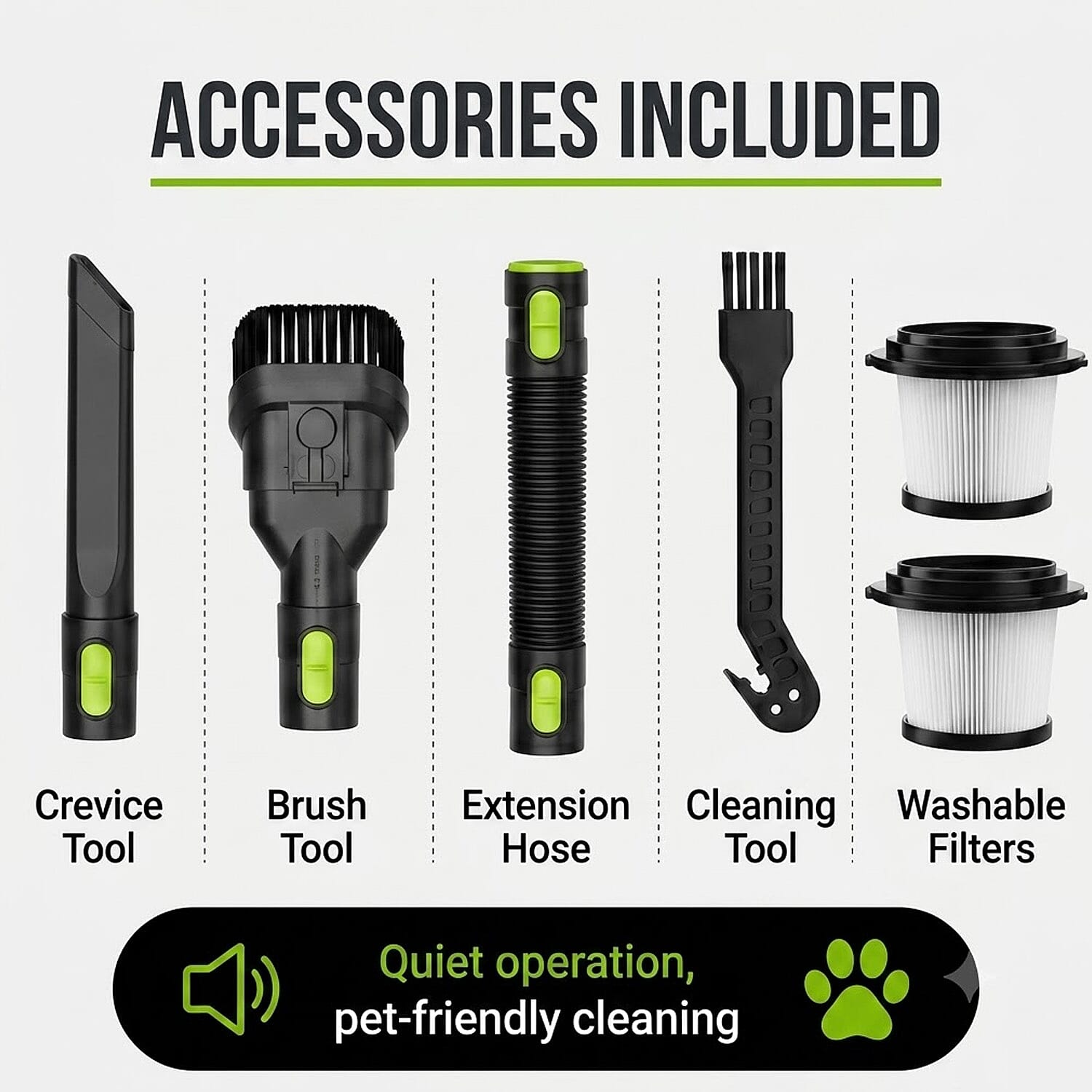 Closeout Tasvac Cordless Vacuum -Green