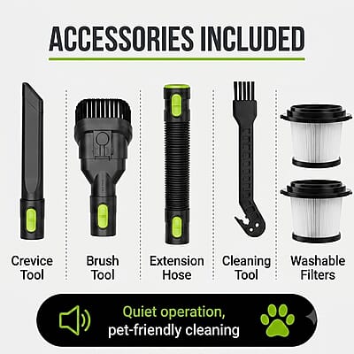 Closeout Tasvac Cordless Vacuum -Green