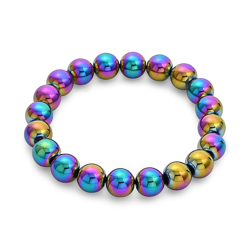 Hematite 270.00 ctw Stretch Bracelet (6.5-7In)