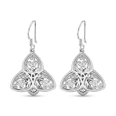 D'Joy Passport to Israel Artisan Crafted Premium Lagoon Turquoise 1.15 ctw Earrings in Sterling Silver