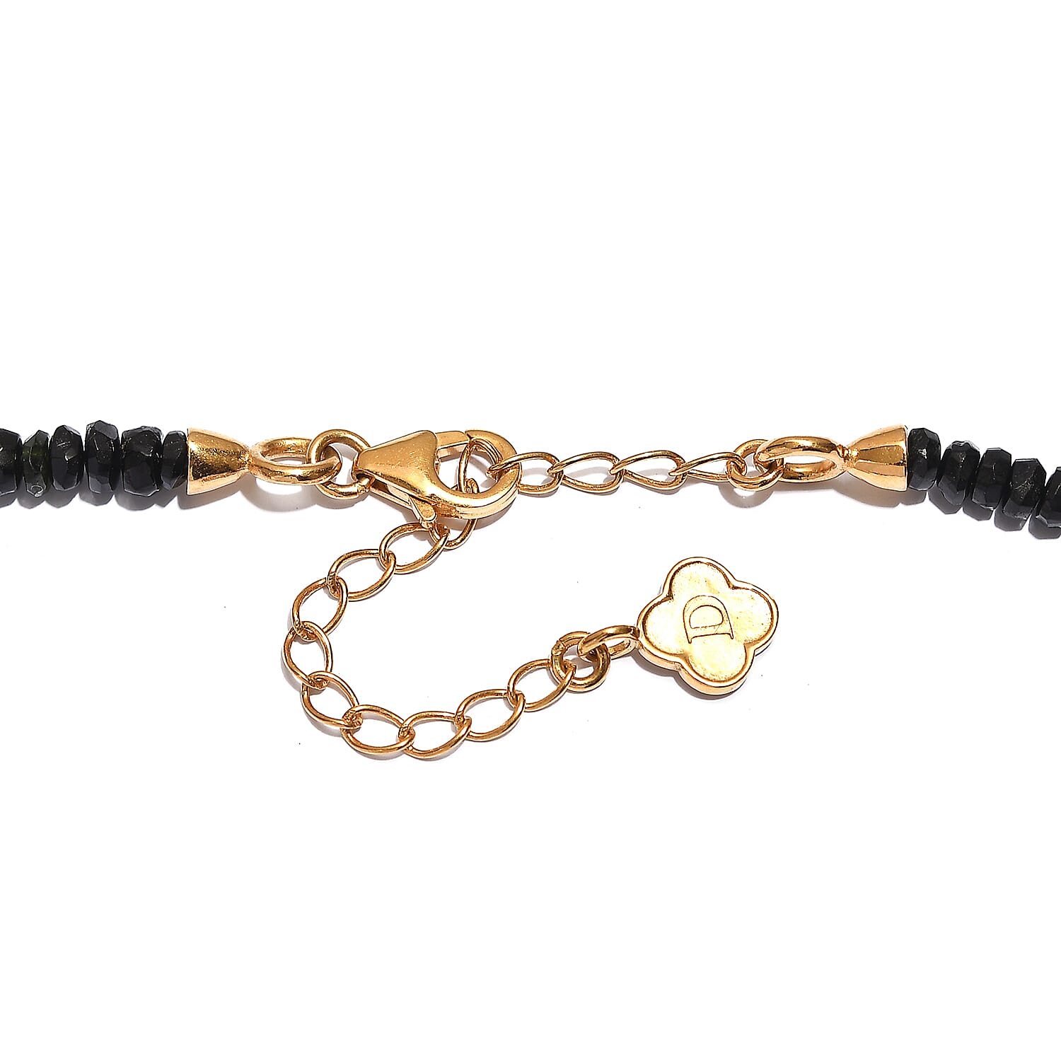 D'Joy Premium Multi-Tourmaline 55.00 ctw Beaded Necklace in 18K Vermeil Yellow Gold Over Sterling Silver 18-20 Inches