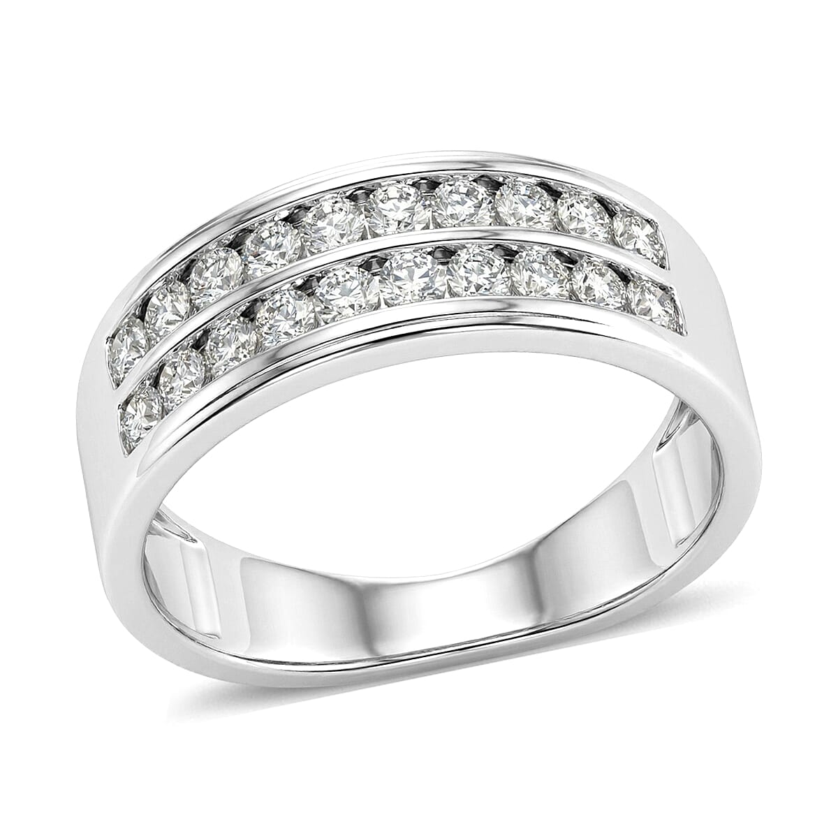 Rhodium Over Sterling Silver / 10 - Product card gallery slide 1 (10198341648697)