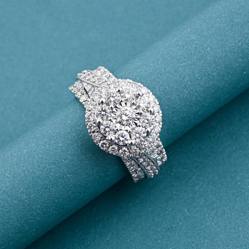 NY Closeout Diamond G SI 2.00 ctw Ring in 14K White Gold (Size 6.0)