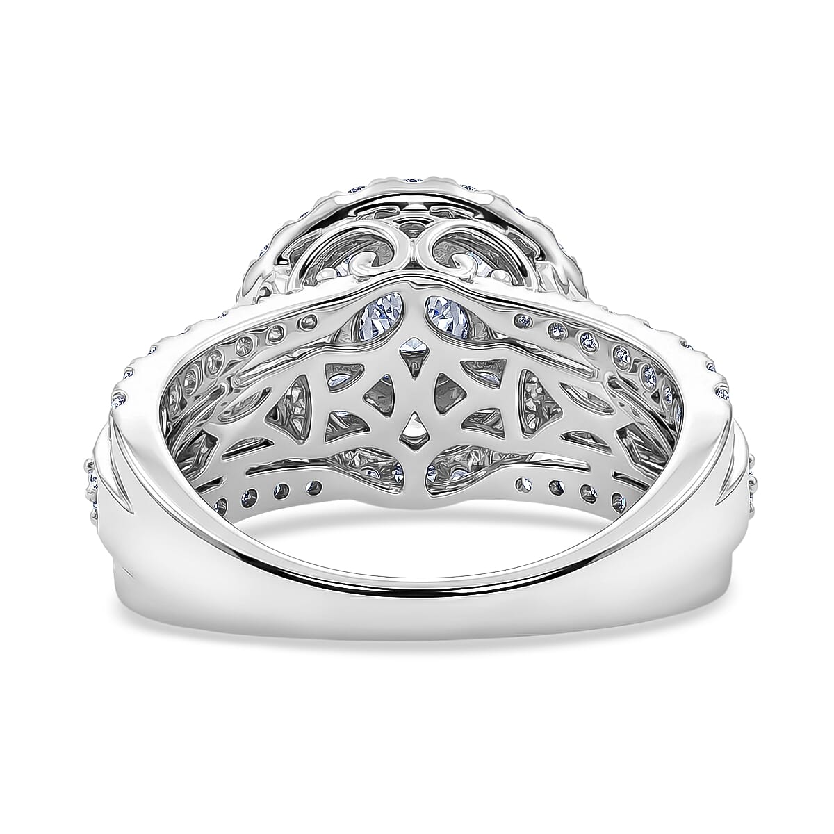 NY Closeout Diamond G SI 2.00 ctw Ring in 14K White Gold (Size 9.0) image number 4