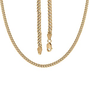 3.75mm Miami Cuban Necklace in 10K Yellow Gold 5.3 Grams 20 Inches 