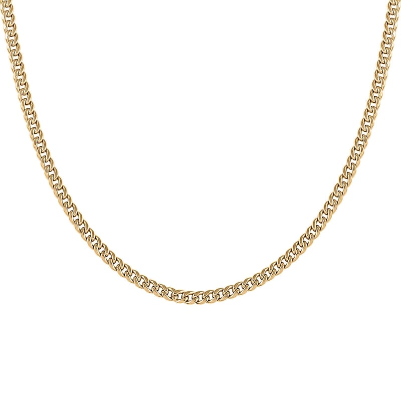 3.75mm Miami Cuban Necklace in 10K Yellow Gold 5.3 Grams 20 Inches