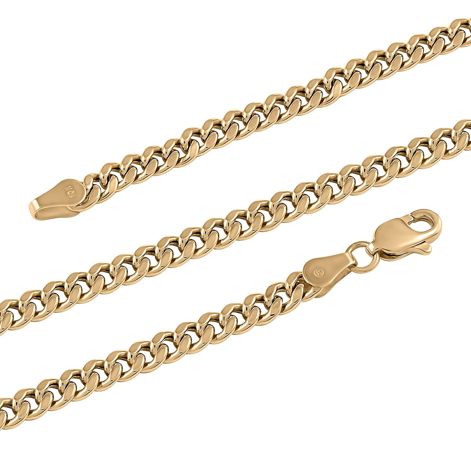 3.75mm Miami Cuban Necklace in 10K Yellow Gold 7.20 Grams 24 Inches