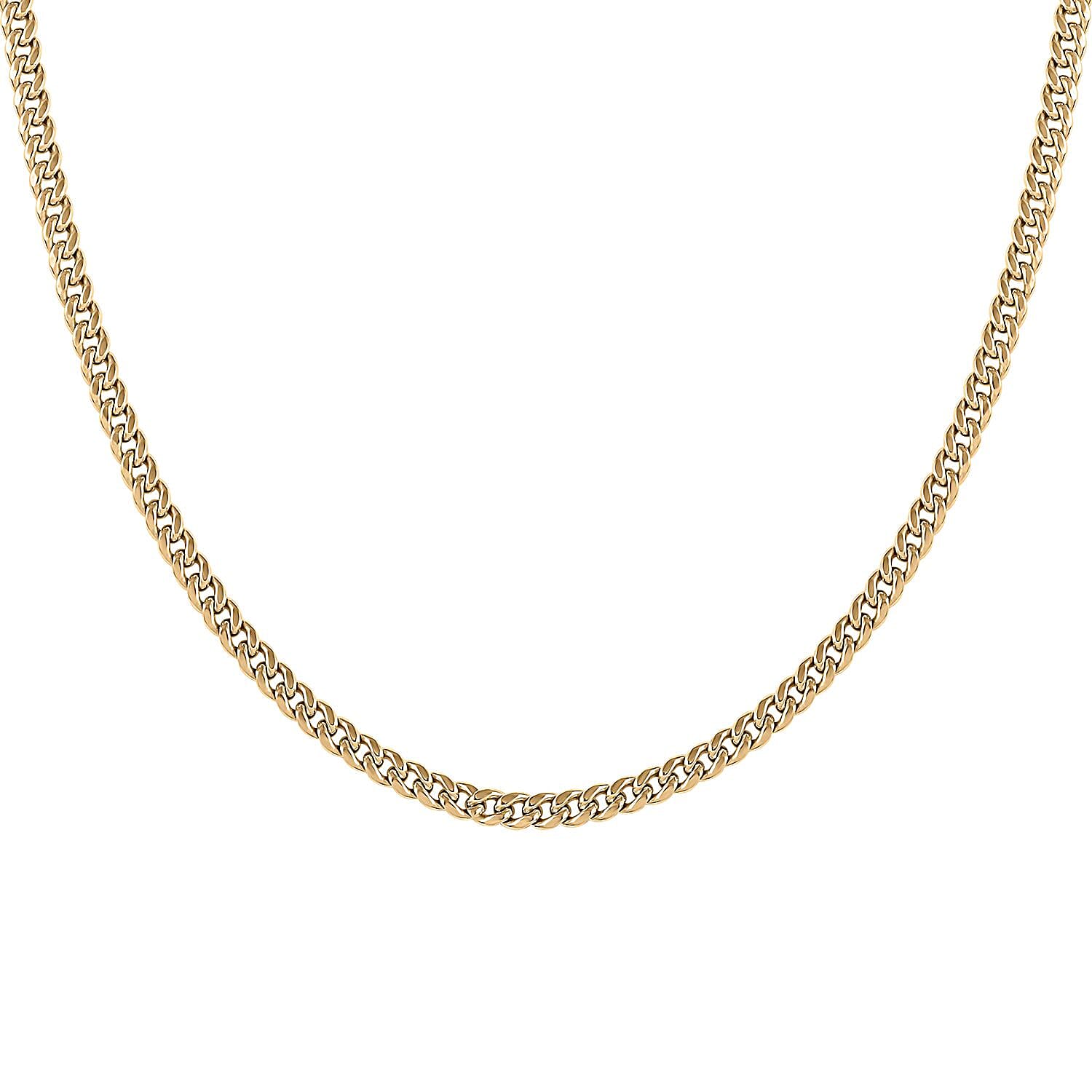 3.75mm Miami Cuban Necklace in 10K Yellow Gold 7.20 Grams 24 Inches