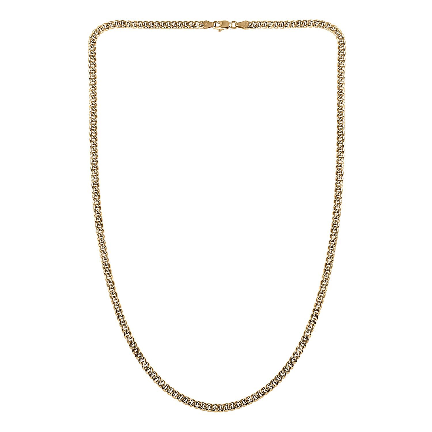 3.75mm Miami Cuban Necklace in 10K Yellow Gold 7.20 Grams 24 Inches