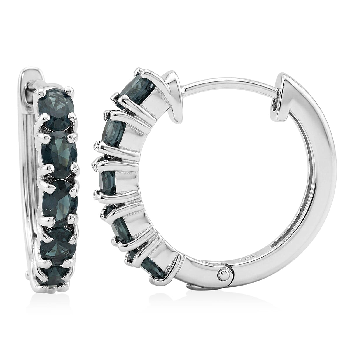 D'Joy Narsipatnam Alexandrite 2.00 ctw Earrings in Rhodium Over Sterling Silver