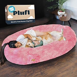 Human Dog Bed (5.9x3x1 ft) -Blush