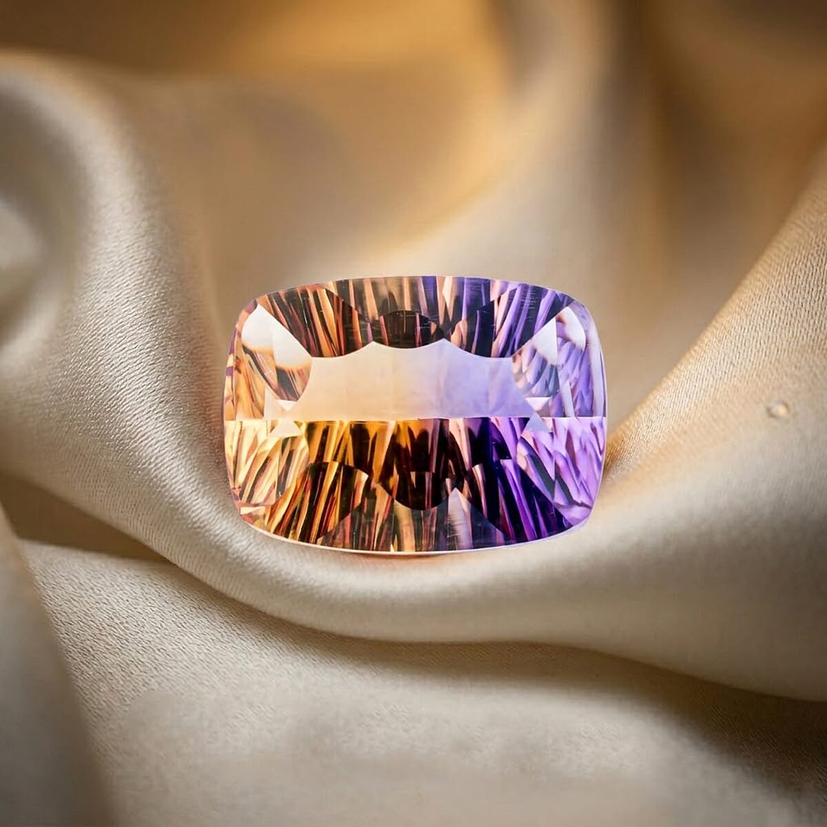 AAAA Concave Cut Anahi Ametrine (Cush 18x13 mm) 13.00 ctw image number 1