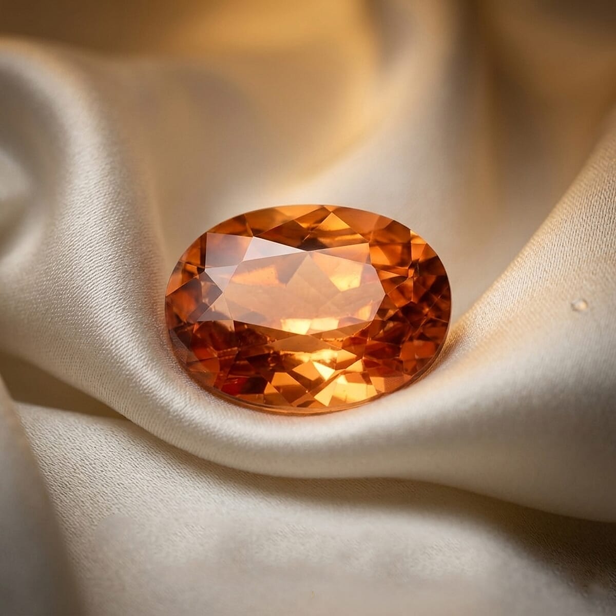 AAAA Honey Zircon (Ovl 8x6 mm) 1.80 ctw image number 1