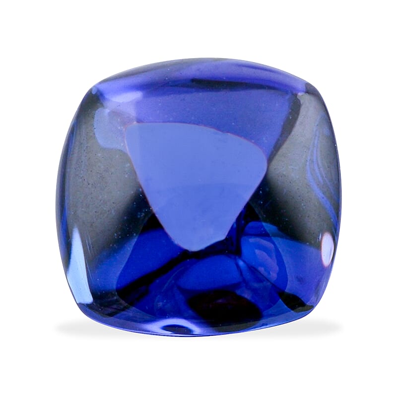 Certified and Appraised AAAA Sugar Loaf Tanzanite (Cush Free Size) 6.00 ctw