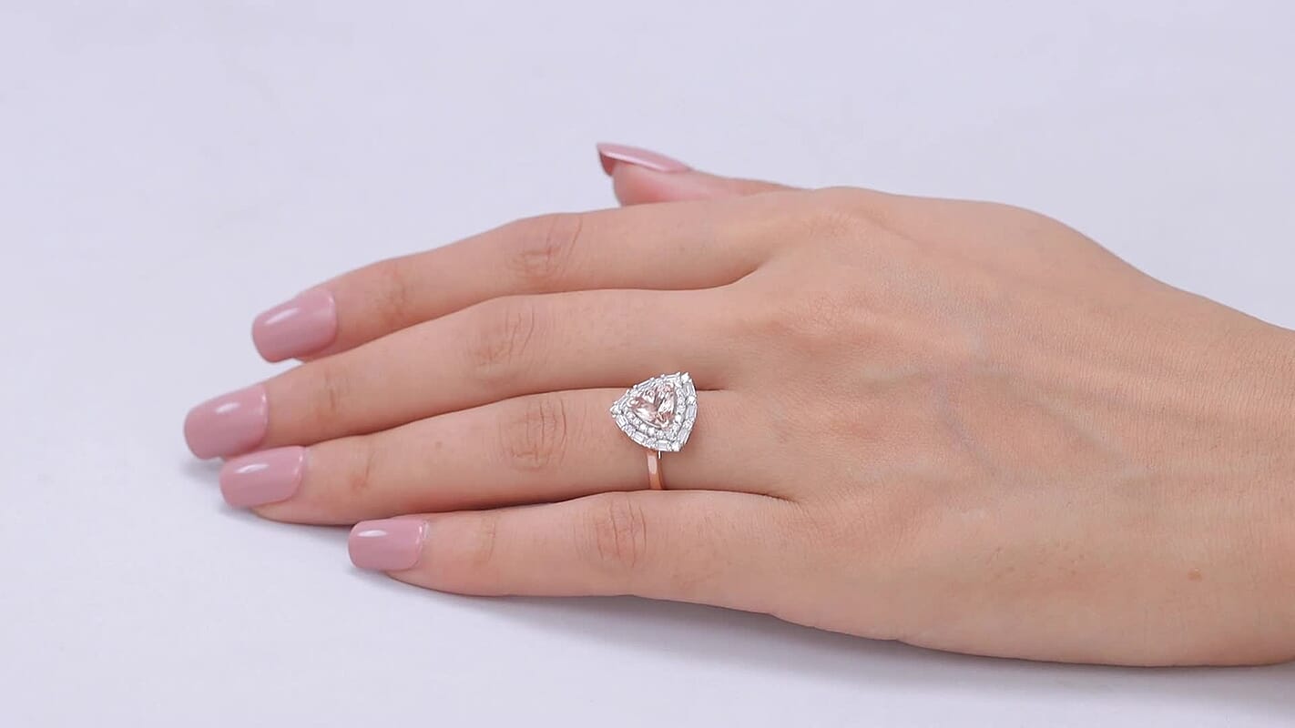 Certified & Appraised D'Joy Premium Turkizite, Moissanite Ring in 18K Vermeil YG Over Sterling Silver (Size 10.0) 2.10 ctw