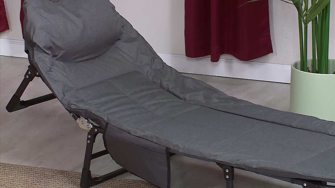 Mega Clearance Livmore Gray Folding Bed (70.86"x23.60"x11.80")..