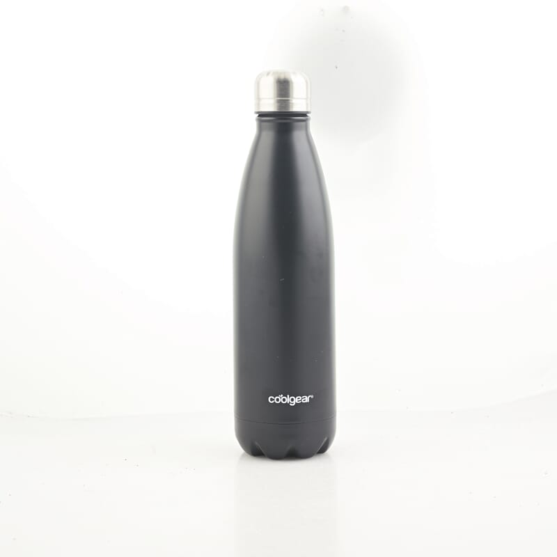Closeout Cool Gear Apollo Stainless Steel Water Bottle 17oz -Black