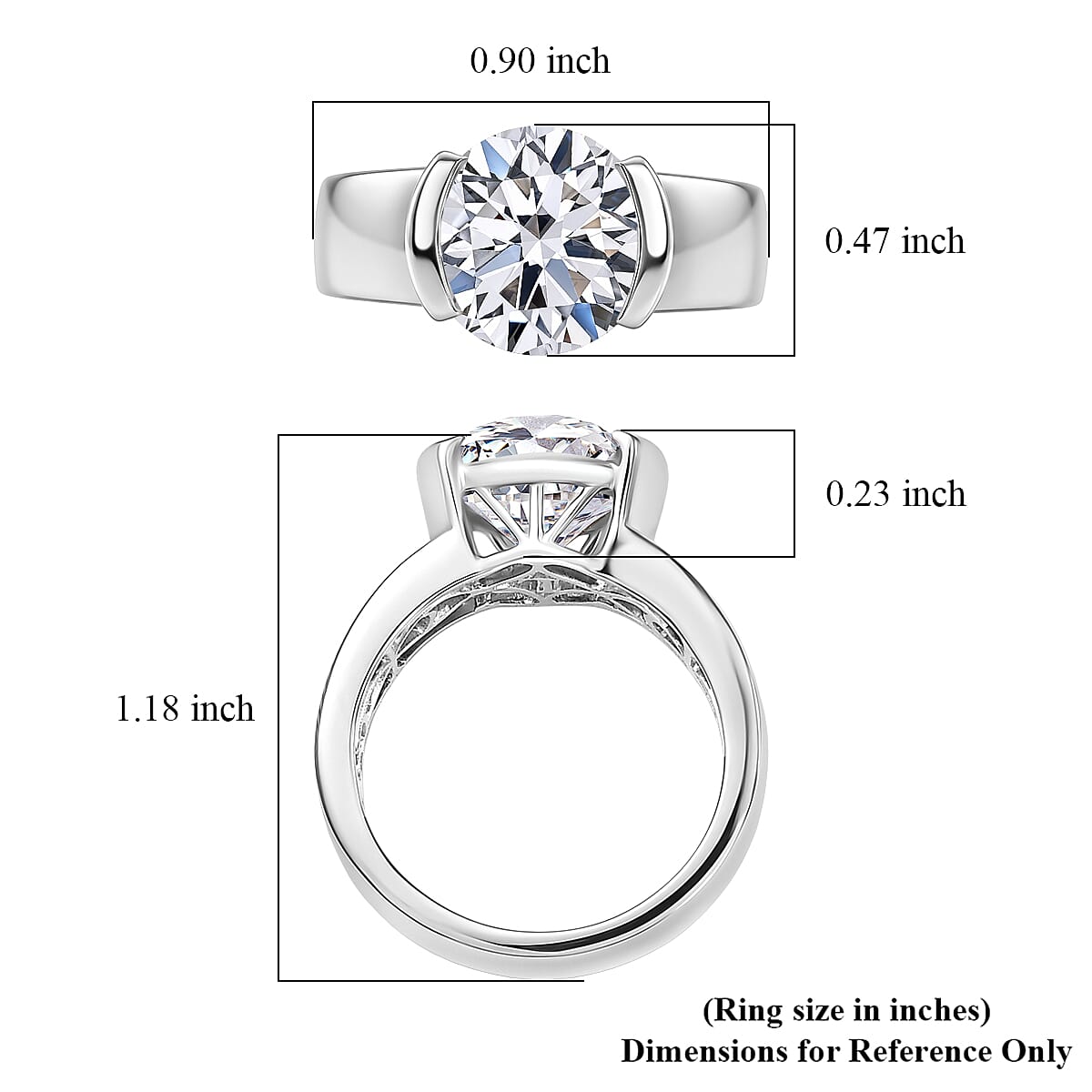 IGI Certification Luxuriant Lab Grown Diamond G VS 5.00 ctw Ring in 950 Platinum 11.90 Grams image number 5