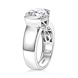 IGI Certified Luxuriant Lab Grown Diamond G VS 5.00 ctw Classic Shine Ring in 950 Platinum (Size 6.0) 11.90 Grams