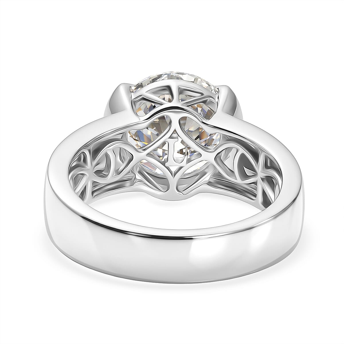 IGI Certified Luxuriant Lab Grown Diamond G VS 5.00 ctw Classic Shine Ring in 950 Platinum (Size 6.0) 11.90 Grams (Ships in 10-12 Days)
