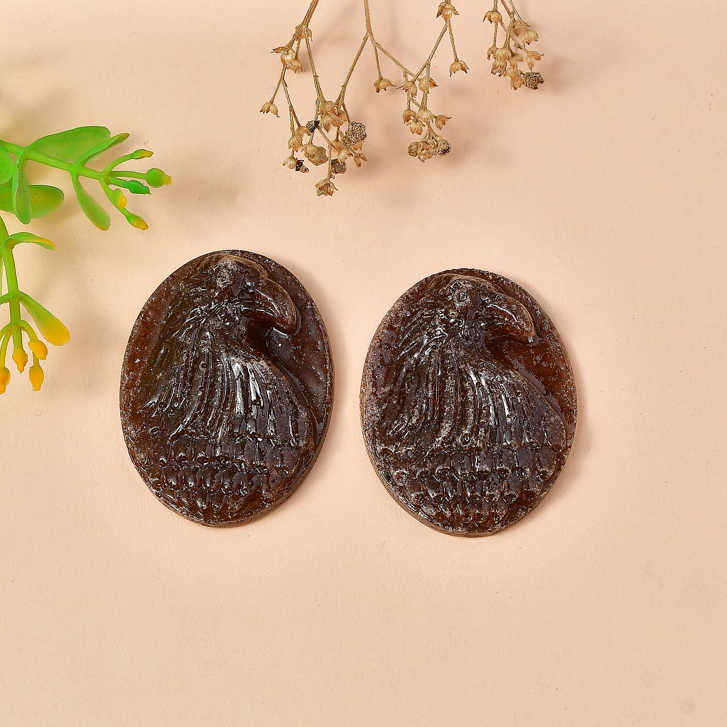 Constituted Andalusite Set of 2 (Fancy Free Size) 79.46 ctw