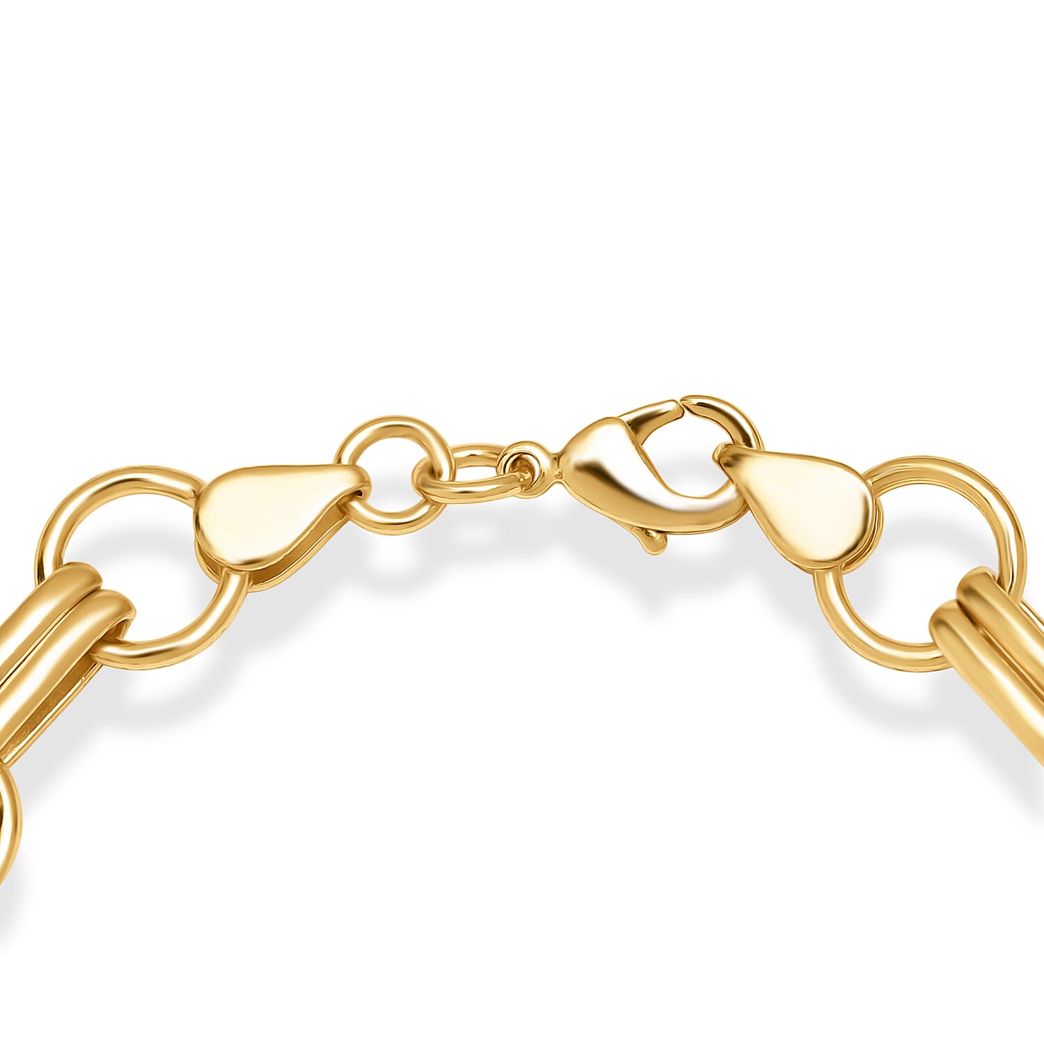 EverTrue Bronzella Collection Milano Oro Catena Chain Bracelet in 18K YG Plated Bronze (7.25 In)