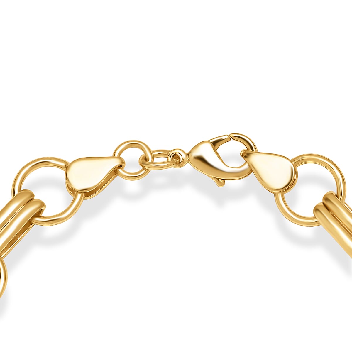 EverTrue Bronzella Collection Milano Oro Catena Chain Bracelet in 18K YG Plated Bronze (7.25 In) image number 4
