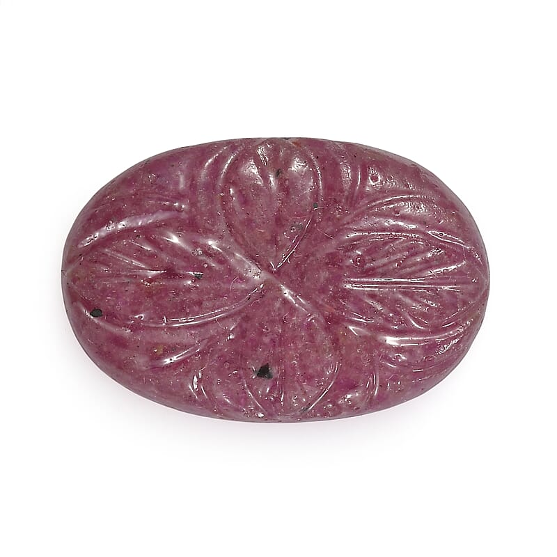 Freshend Ruby Carved Petal Floral (Fancy Free) 23.94 ctw