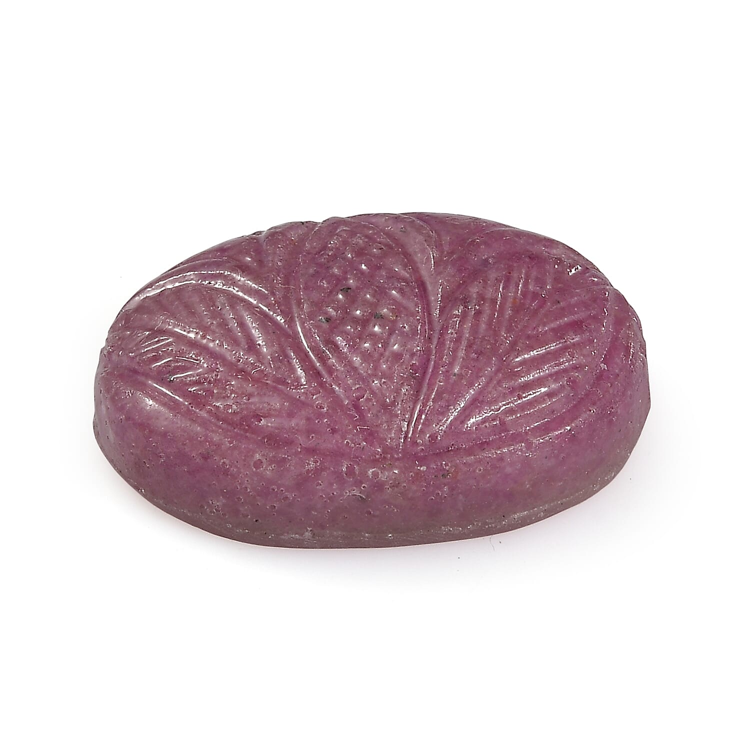Freshend Ruby Carved Floral (Fancy Free) 29.15 ctw