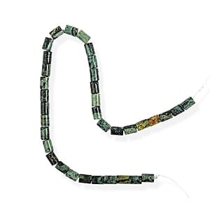 GCS Kambaba Jasper Tube Beaded Strand (16 Inches) 273.50 ctw