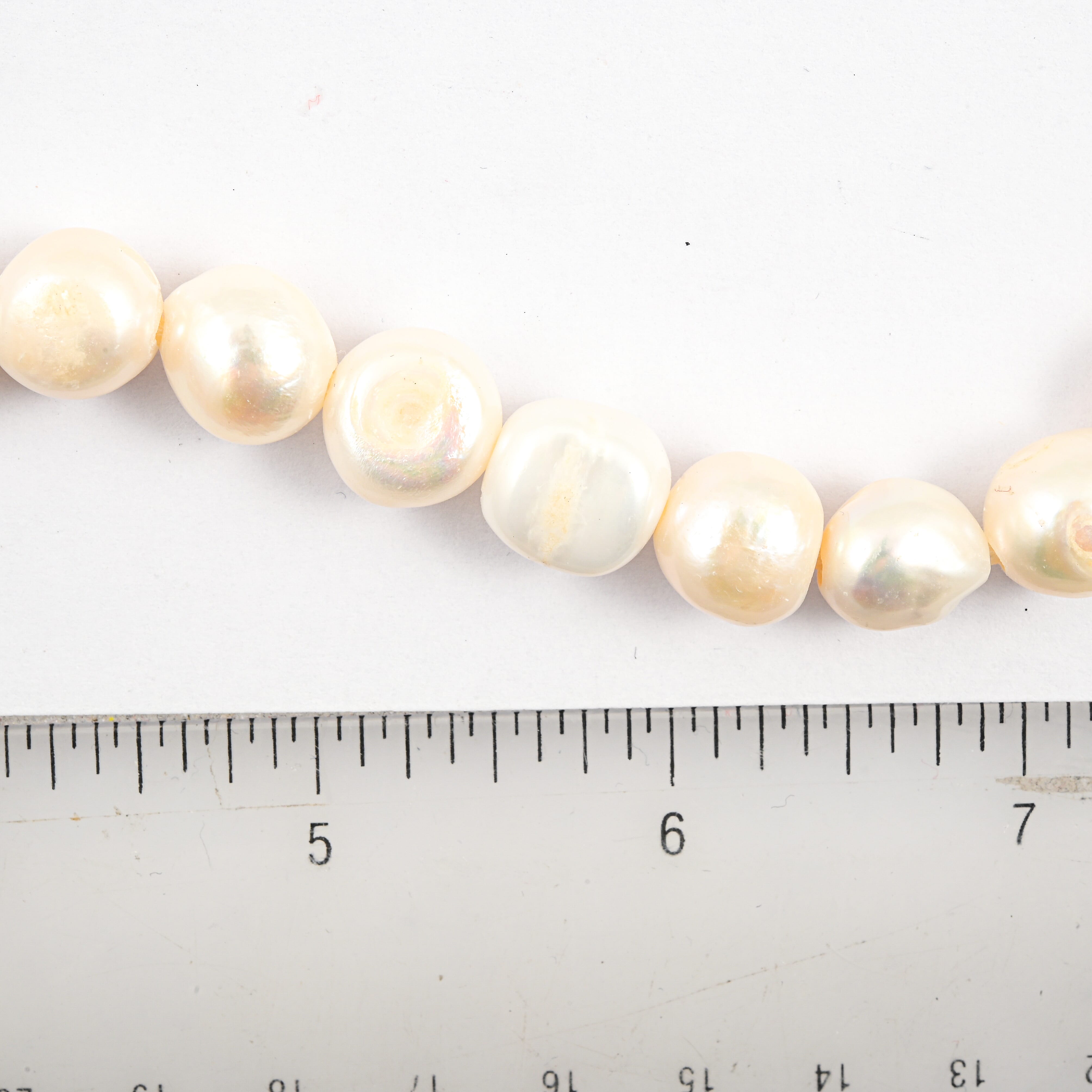 GCS Large Freshwater Pearl Potato Shape Strand (8.0 In)