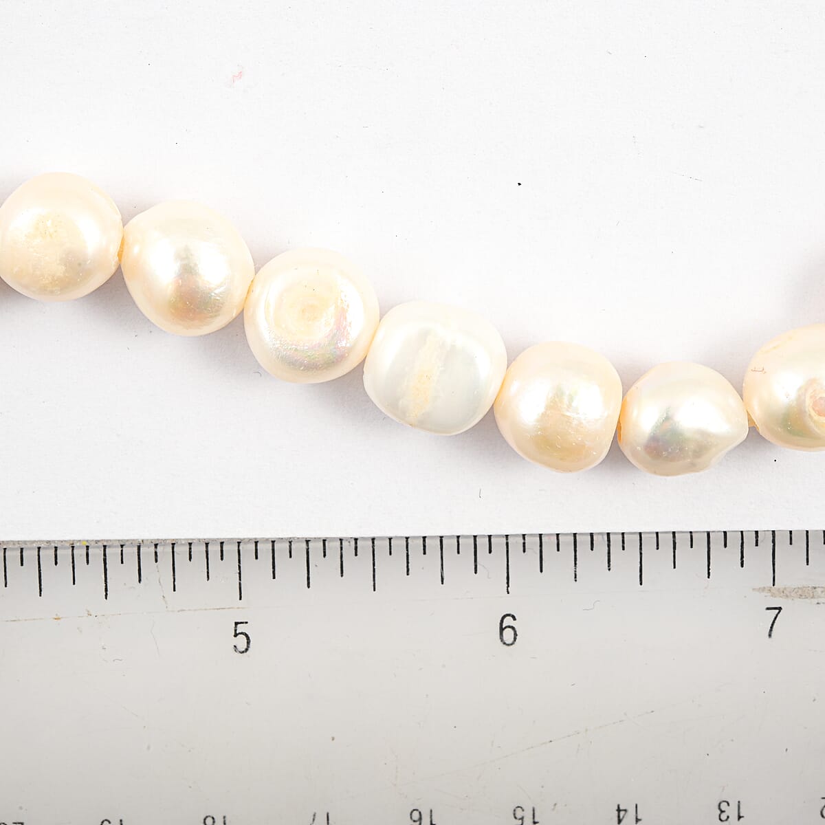 GCS Large Freshwater Pearl Potato Shape Strand (8.0 In) image number 1