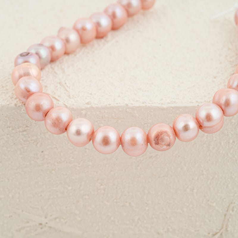 GCS Mixed Potato Pink Pearl Strand (8.00 In)