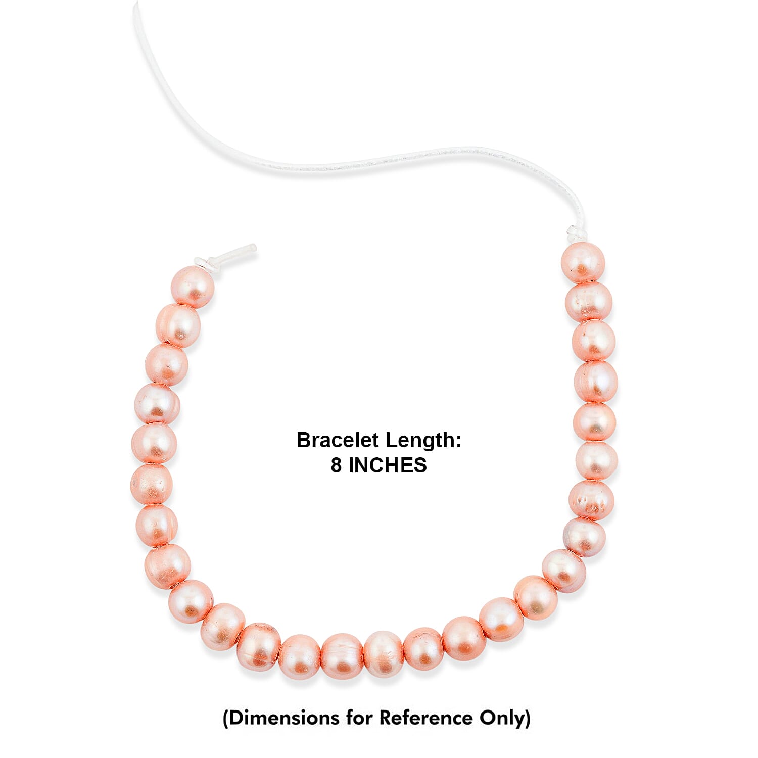 GCS Mixed Potato Pink Pearl Strand (8.00 In)