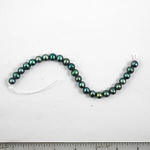 GCS Mixed Potato Green Pearl Beaded Strand (8.00 In)