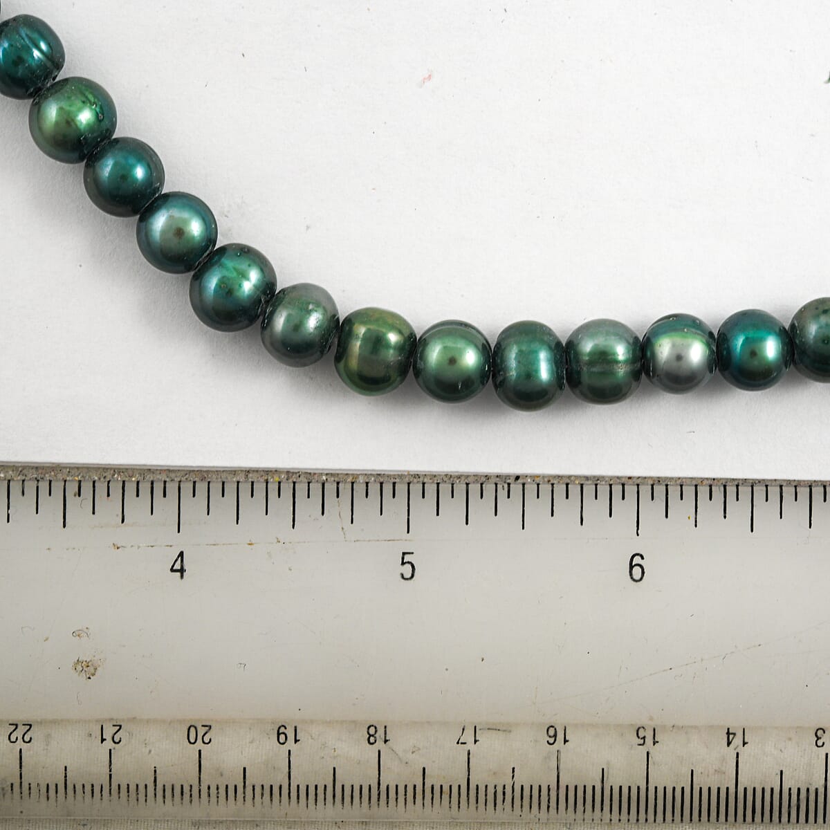 GCS Mixed Potato Green Pearl Beaded Strand (8.00 In) image number 1