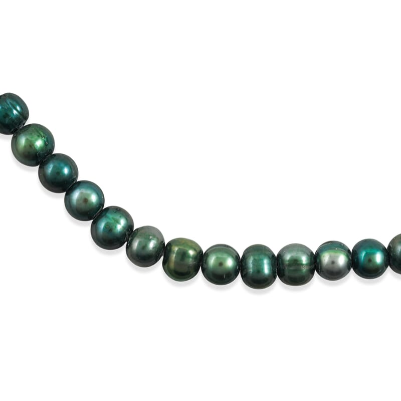 GCS Mixed Potato Green Pearl Beaded Strand (8.00 In)