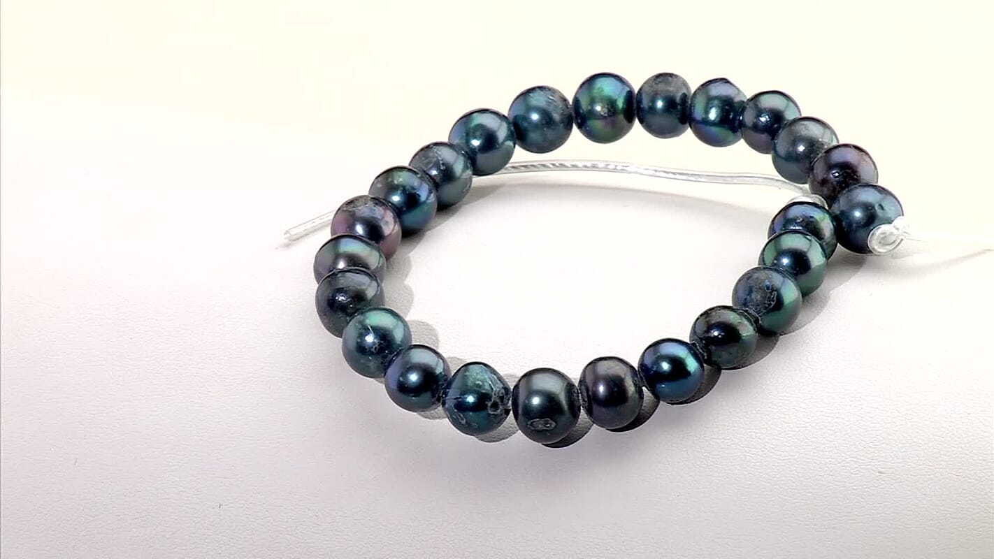 GCS Large Peacock Pearl Strand (8.50 In)