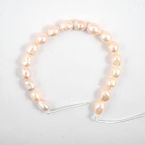 GCS Large Pink Freshwater Pearl Beaded Strand (9.0 In)