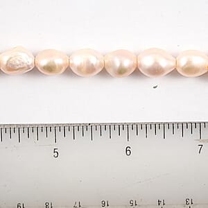 GCS Large Pink Freshwater Pearl Beaded Strand (9.0 In)