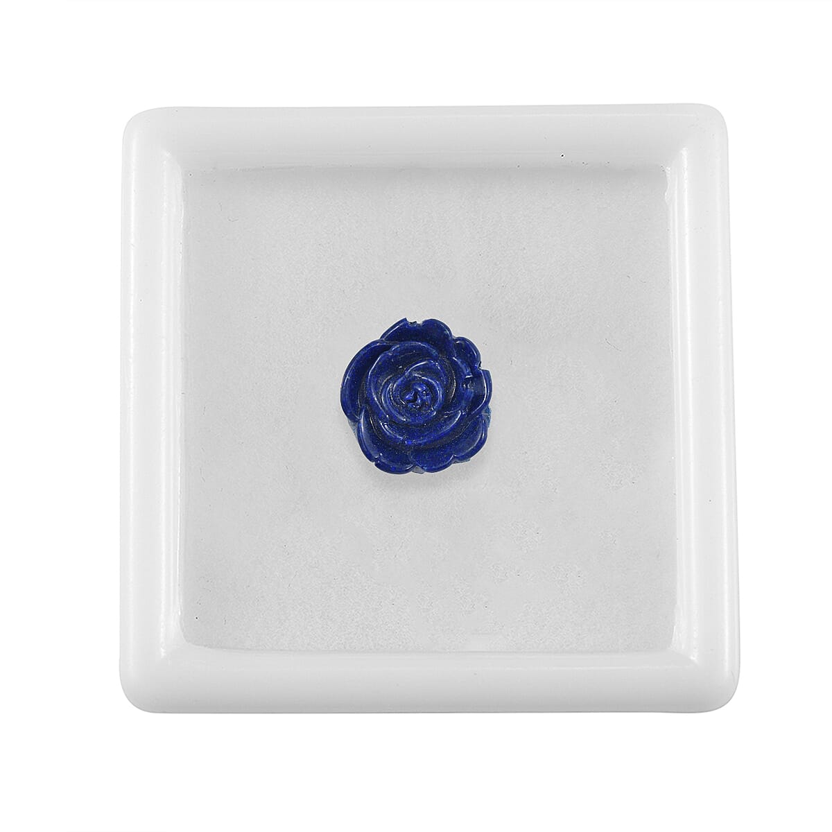 Freshened Lapis Lazuli Carved Rose (Fancy Free) 19.17 ctw