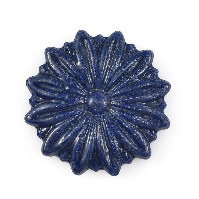 Freshened Lapis Lazuli Carved Floral (Fancy Free) 26.81 ctw