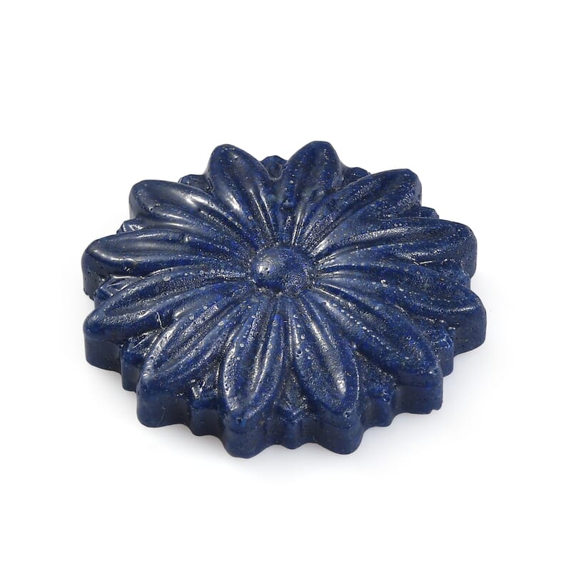 Freshened Lapis Lazuli Carved Floral (Fancy Free) 26.81 ctw