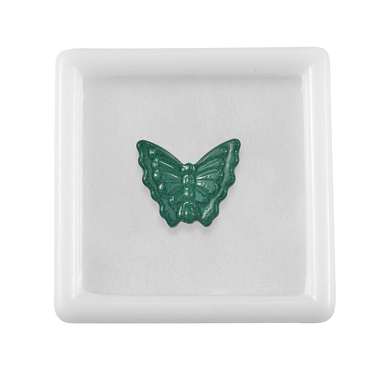 Freshened Malachite Carved Butterfly (Fancy Free) 49.83 ctw