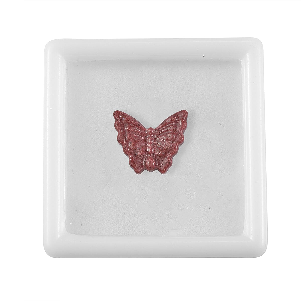 Freshened Thulite Carved Butterfly (Fancy Free) 38.17 ctw